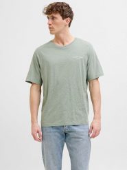 Jack & Jones Koszulka w kolorze zielonym rozmiar: M. Zielone bezrękawniki Jack & Jones, m, bez wzorów, z bawełny, bez kołnierzyka, bez ramiączek. Za 70.74 zł.