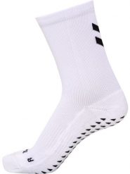 Skarpetki Hummel Essential Grip. Białe skarpetki sportowe Hummel, bez wzorów, z bawełny. Za 51.00 zł.