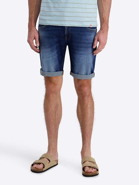 Timezone Szorty dżinsowe "Scotty" - Slim fit - w kolorze niebieskim rozmiar: W36. Niebieskie szorty Timezone, bez wzorów, z jeansu, klasyczne. Za 148.96 zł.