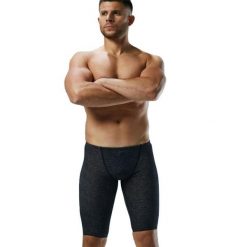 Spodenki męskie TYR Lapped jammer. Czarne odzież kąpielowa TYR, m, bez wzorów, sportowe. Za 299.99 zł.