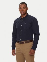 Guess Jeans Koszula M4YH35 WGCF1 Granatowy Slim Fit. Niebieskie koszule Guess Jeans, m, z aplikacjami, z bawełny, bez kołnierzyka, bez ramiączek. Za 329.99 zł.