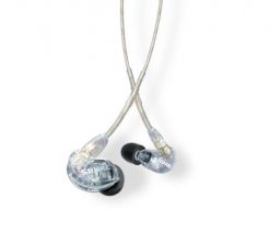 Shure SE215-CL-EFS - Słuchawki douszne, odłączany kabel, przezroczyste. Słuchawki douszne Shure. Za 509.99 zł.