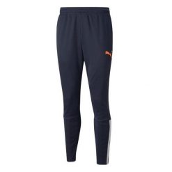 Męskie Spodnie Treningowe TeamLIGA. Niebieskie buty treningowe Puma, bez wzorów, na fitness i siłownię. Za 201.99 zł.