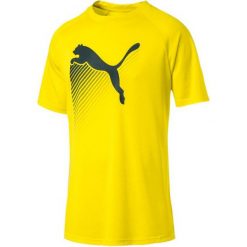 Puma Bluzka The Cat Heather Tee Blazing Yellow Heath L. T-shirty sportowe marki Puma. Za 135.00 zł.