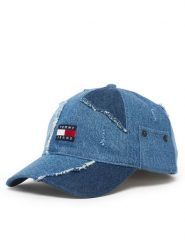 Tommy Hilfiger Czapka z daszkiem AM0AM14195 Niebieski. Niebieskie czapki z daszkiem Tommy Hilfiger, bez wzorów, z bawełny. Za 249.99 zł.
