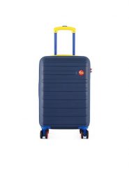Semi Line Walizka kabinowa T5847-1 Granatowy. Niebieskie walizki Semi-line, bez wzorów, z tworzywa sztucznego. Za 189.99 zł.