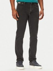 Calvin Klein Jeansy LV04RF758G Czarny Straight Leg. Czarne jeansy CALVIN KLEIN, m. Za 409.99 zł.