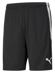 Puma Szorty sportowe "teamLIGA" w kolorze czarnym rozmiar: M. Czarne krótkie spodenki sportowe Puma, m, bez wzorów, z materiału. Za 109.95 zł.