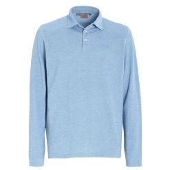 Polo Slam Heba Ls Dorosłych. Niebieskie koszulki polo SLAM, bez wzorów, z bawełny, bez ramiączek. Za 327.70 zł.