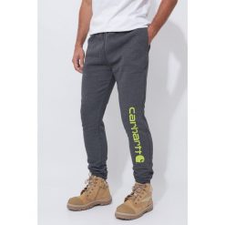 Spodnie męskie dresowe Carhartt Midweight Graphic Jogger. Szare joggery i bojówki Carhartt, l, bez wzorów, z dresówki, sportowe. Za 335.99 zł.