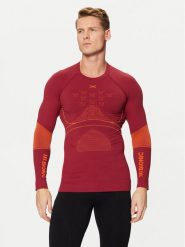 X-Bionic Bielizna termoaktywna górna Energy Accumulator 4.0 Shirt Lg Sl EA-WT06W19M Bordowy Slim Fit. Czerwona bielizna termoaktywna X BIONIC, m, bez wzorów, z syntetyku, bez ramiączek, narciarskie. Za 439.99 zł.