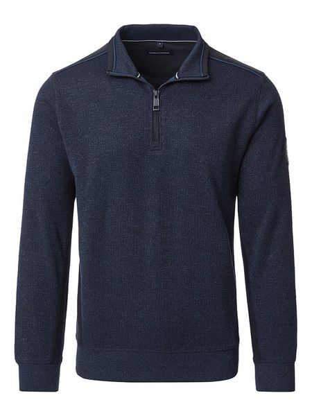 CASAMODA Sweter w kolorze granatowym rozmiar: L. Niebieskie golfy CASAMODA, l, bez wzorów, z bawełny, bez ramiączek. Za 158.47 zł.