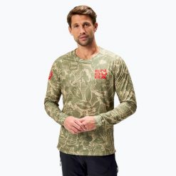 Longsleeve rowerowy męski Endura Grid Floral Ltd. Zielone bluzy ENDURA, m, bez wzorów, bez kaptura. Za 199.99 zł.