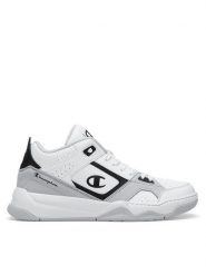 Champion Sneakersy OVERTIME MID S22274-WW002 Biały. Białe buty sportowe casual Champion, bez wzorów, z materiału, bez zapięcia. Za 319.99 zł.