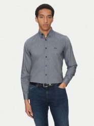 BOSS Koszula Rickert 50519707 Granatowy Regular Fit. Niebieskie koszule Boss, m, bez wzorów, z bawełny, bez kołnierzyka, bez ramiączek. Za 299.99 zł.