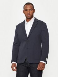 Calvin Klein Marynarka K10K112971 Granatowy Slim Fit. Niebieskie garnitury CALVIN KLEIN, m, bez wzorów, z bawełny. Za 529.99 zł.