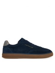 Tommy Hilfiger Sneakersy Th Lo Lux Suede Sneaker FM0FM05997 Granatowy. Niebieskie buty sportowe casual Tommy Hilfiger, bez wzorów, ze skóry, bez zapięcia. Za 529.99 zł.