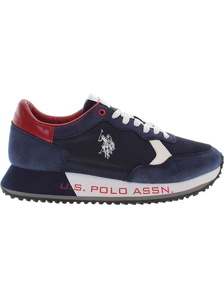 U.S. Polo Assn. Sneakersy w kolorze granatowym rozmiar: 42. Niebieskie buty sportowe casual U.S. Polo Assn., bez wzorów, bez zapięcia. Za 255.45 zł.