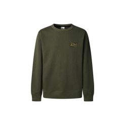 Bluza Pepe Jeans Soren. Zielone bluzy Pepe Jeans, m, bez wzorów, z jeansu, bez kaptura. Za 256.00 zł.