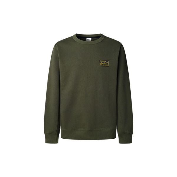 Bluza Pepe Jeans Soren. Zielone bluzy Pepe Jeans, m, bez wzorów, z jeansu, bez kaptura. Za 256.15 zł.