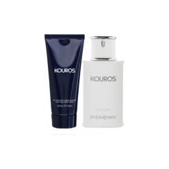 YVES SAINT LAURENT Kouros Zestaw dla mężczyzn EDT 100ml + Żel pod prysznic 100ml. Zestawy kosmetyków marki YVES SAINT LAURENT. Za 220.73 zł.