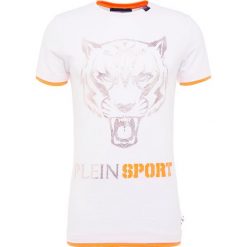 Plein Sport ROUND NECK FAST Tshirt z nadrukiem white/orange. T-shirty sportowe Plein Sport. W wyprzedaży za 464.50 zł.