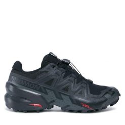 Buty do biegania Salomon. Czarne buty do biegania Salomon, bez wzorów, z gore-texu, bez zapięcia, do biegania, salomon speedcross, gore-tex. Za 519.99 zł.