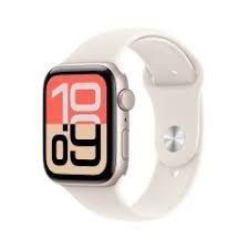 Zegarek Apple Watch Series 11 GPS + Cellular 42mm Gold Titanium Case with Light Blush Sport Band - S/M. Różowe zegarki smartwatch Apple, bez wzorów. Za 3,978.99 zł.