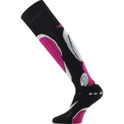 Skarpety funkcyjne SBP. Czarne skarpetki sportowe LASTING, bez wzorów, z elastanu. Za 112.80 zł.