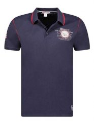 Geographical Norway Koszulka polo "Kilsvik" w kolorze granatowym rozmiar: S. Niebieskie koszulki polo Geographical Norway, s, bez wzorów, z bawełny, bez kołnierzyka, bez ramiączek. Za 61.46 zł.