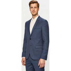 Hugo - Marynarka. Niebieskie garnitury Hugo, na co dzień, bez wzorów. W wyprzedaży za 749.90 zł.