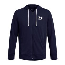 Bluza z kapturem i zamkiem błyskawicznym Under Armour Rival Terry. Białe bluzy z kapturem Under Armour, l, bez wzorów, z bawełny, z kapturem. W wyprzedaży za 260.70 zł.
