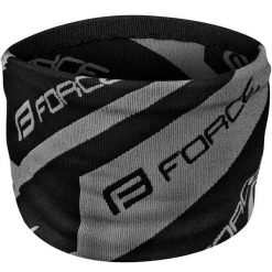 Chusta wielofunkcyjna dla dorosłych sportowa Force Step zimowa. Czarne szaliki FORCE, bez wzorów. Za 39.90 zł.