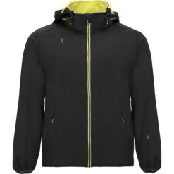 Męska Kurtka Soft Shell Siberia. Czarne kurtki ROLY, m, bez wzorów, bez kaptura. Za 190.99 zł.
