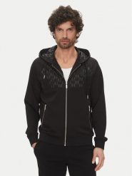 KARL LAGERFELD Bluza 705022 552901 Czarny Regular Fit. Czarne bluzy KARL LAGERFELD, m, bez wzorów, z syntetyku, bez kaptura. Za 779.99 zł.