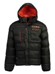 Geographical Norway Kurtka pikowana "Citernier" w kolorze czarnym rozmiar: XL. Czarne kurtki Geographical Norway, na zimę, xl, z aplikacjami, bez kaptura. Za 303.84 zł.