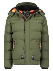 Geographical Norway Kurtka pikowana "Badibere" w kolorze khaki rozmiar: L. Brązowe kurtki Geographical Norway, l, bez wzorów, bez kaptura. Za 363.71 zł.