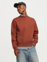 Jack&Jones Sweter Vesterbro 12261852 Brązowy Loose Fit. Brązowe swetry rozpinane Jack&Jones, m, bez wzorów, z wiskozy, bez kołnierzyka, bez ramiączek. Za 139.99 zł.