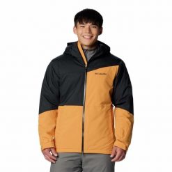 Kurtka narciarska męska Columbia Iceberg Point II Jacket z kapturem. Żółte kurtki narciarskie i snowboardowe Columbia, m, bez wzorów, narciarskie. Za 639.99 zł.