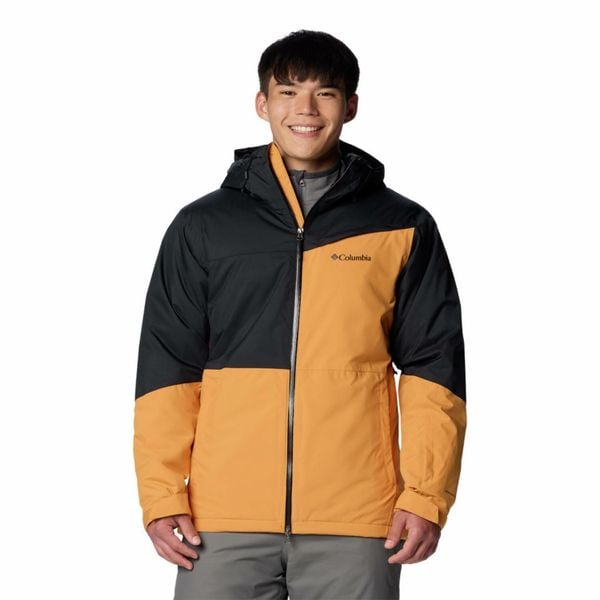 Kurtka narciarska męska Columbia Iceberg Point II Jacket z kapturem. Żółte kurtki narciarskie i snowboardowe Columbia, m, bez wzorów, narciarskie. Za 639.99 zł.