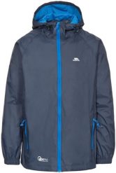 Trespass Qikpac kurtka przeciwdeszczowa unisex - pakowana, Navy. Niebieskie kurtki 2117 OF SWEDEN, m, bez wzorów, z poliamidu. Za 161.40 zł.