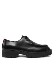 Tommy Jeans Półbuty Tjm Smart Derby Shoe EM0EM01418 Czarny. Czarne eleganckie półbuty Tommy Jeans, bez wzorów, z jeansu, bez obcasa, bez zapięcia. Za 749.99 zł.