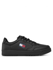 Tommy Jeans Sneakersy Retro Ess EM0EM01397 Czarny. Czarne buty sportowe casual Tommy Jeans, bez wzorów, z jeansu, bez zapięcia. Za 299.99 zł.