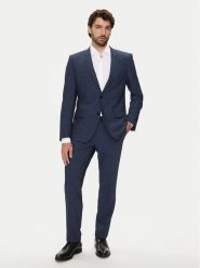 Hugo Garnitur Henry/Getlin232X 50495717 Granatowy Slim Fit. Niebieskie garnitury Hugo, m, bez wzorów, z syntetyku. Za 919.99 zł.