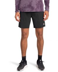 Szorty treningowe dla Mężczyzn OMNI TRAINING 17" Czarny. Czarne krótkie spodenki sportowe Quiksilver, m, bez wzorów, z elastanu. Za 265.45 zł.