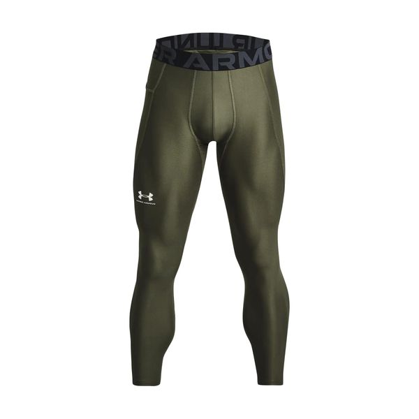 Legginsy Under Armour HeatGear. Białe legginsy długie sportowe Under Armour, xs, bez wzorów, z elastanu, na fitness i siłownię. Za 214.84 zł.