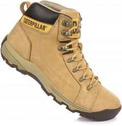 Męskie buty trapery trekkingowe piaskowe CATERPILLAR CAT. Brązowe trapery CATerpillar, z materiału, bez zapięcia. Za 429.00 zł.