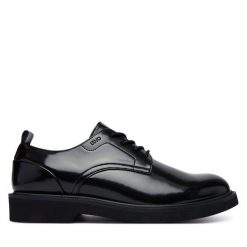 Półbuty Liu Jo. Czarne eleganckie półbuty Liu Jo, bez wzorów, bez obcasa, bez zapięcia. Za 659.99 zł.