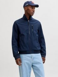 Jack & Jones Kurtka softshellowa "Parker" w kolorze granatowym rozmiar: XXL. Niebieskie kurtki outdoor i hardshell Jack & Jones, xxl, bez wzorów, bez kaptura. Za 130.99 zł.