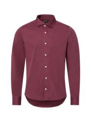 Finshley & Harding Koszula Mężczyźni Slim Fit Bawełna czerwony, M. Czerwone koszule Finshley & Harding, m, bez wzorów, z bawełny, bez kołnierzyka, bez ramiączek. Za 169.95 zł.